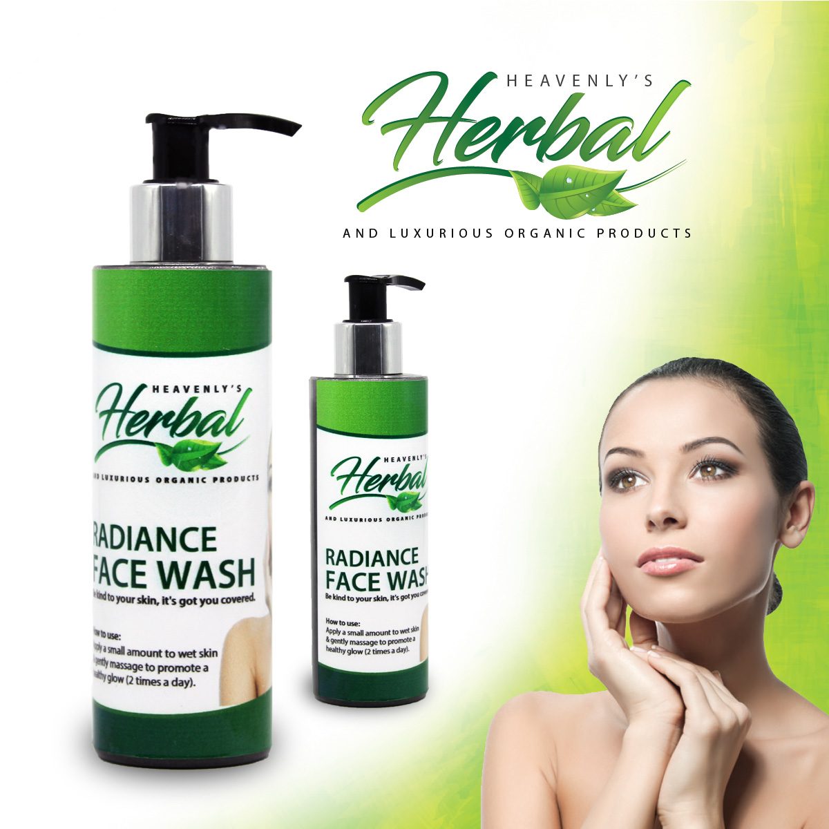 Radiance beauty face wash cleanse & remove excess dirt skincare refresh