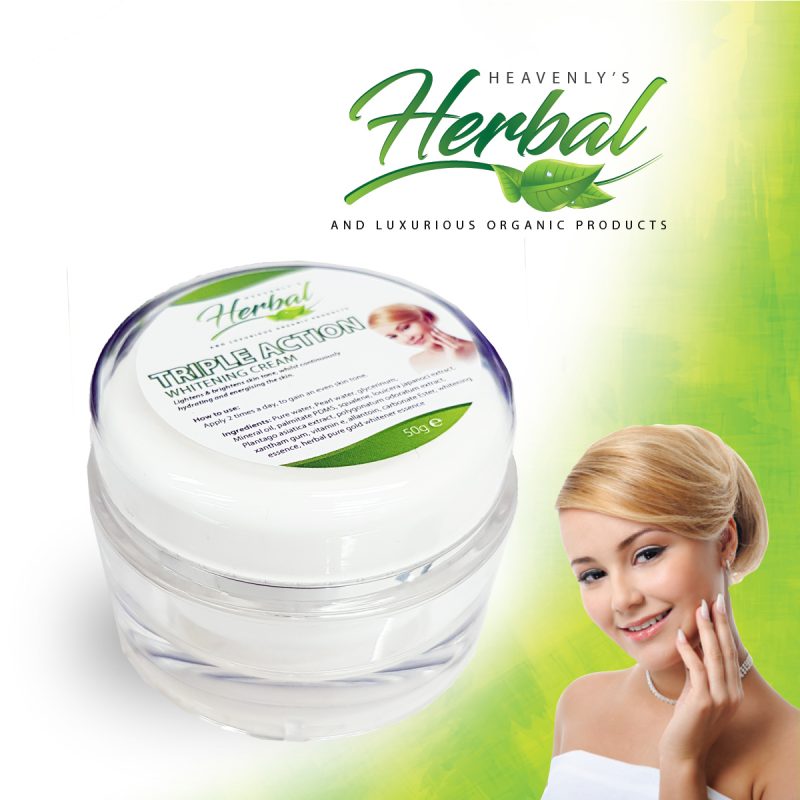 Triple Action Whitening cream anti aging skin treatment fairness remedy